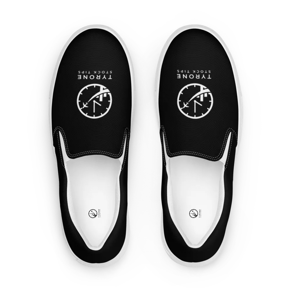 Time Traveler Black Slip-Ons product image (1)
