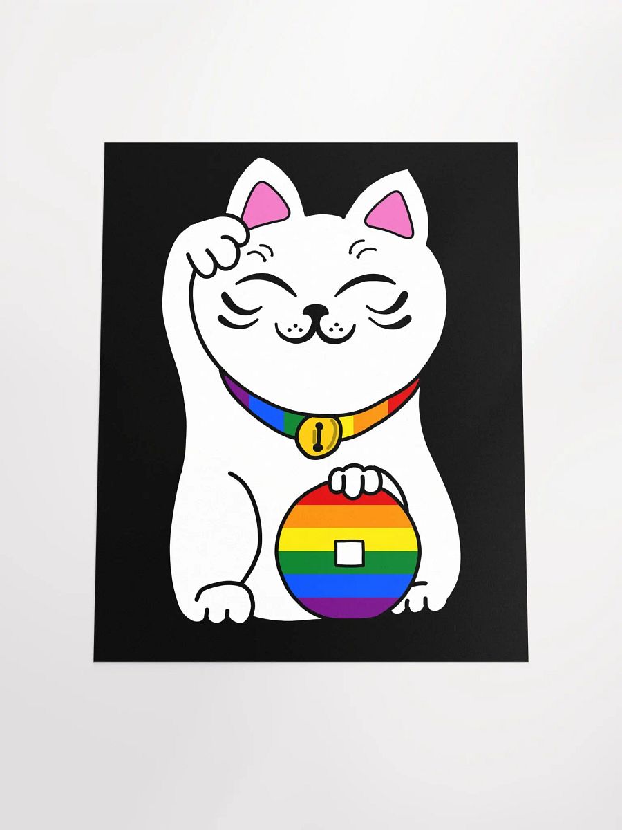Maneki neko pride poster product image (4)