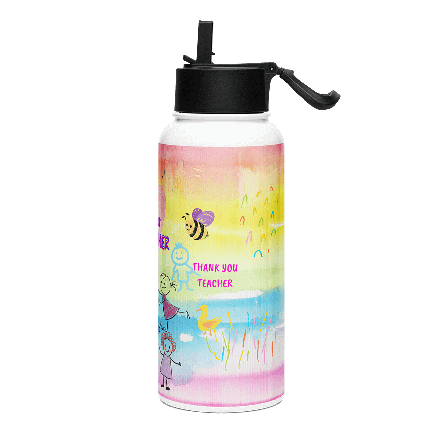 Art Teacher Appreciation Water Bottle gift from parents to Asrt teacher product image (3)