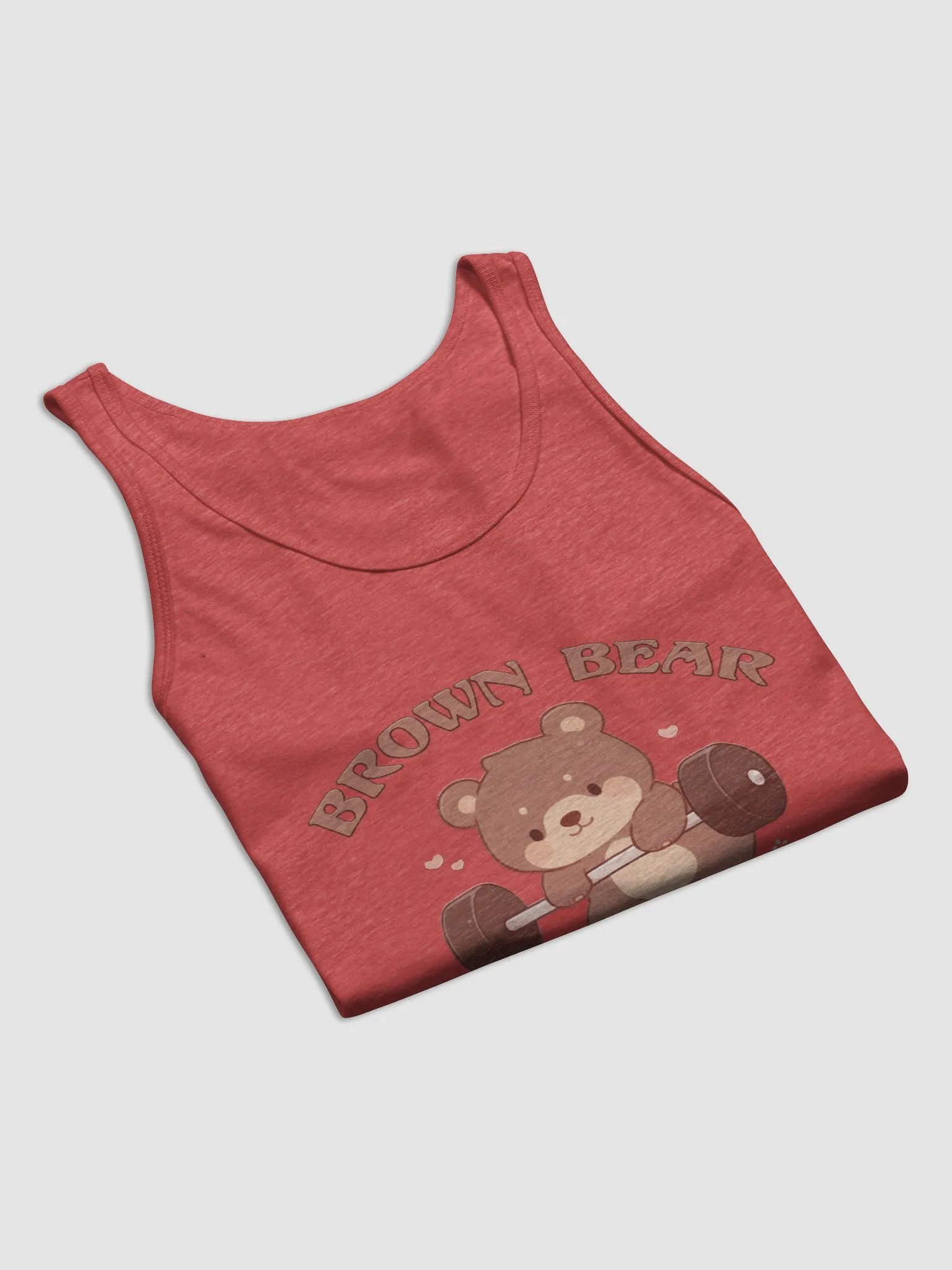 Brown Bear Gym (Cute) - Tank Top product image (5)