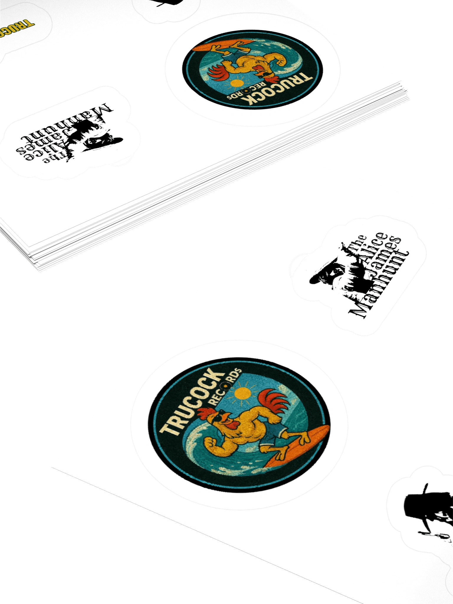 AJM, Trucock Records Sticker Set product image (12)