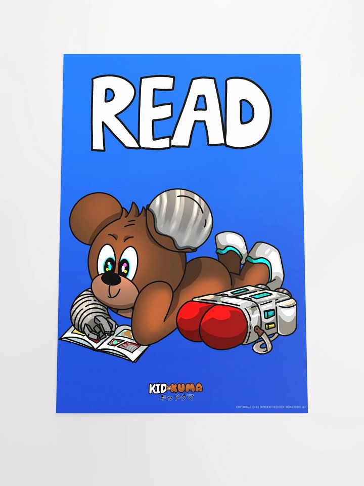Kid Kuma 'READ' Poster (2nd Edition) product image (1)