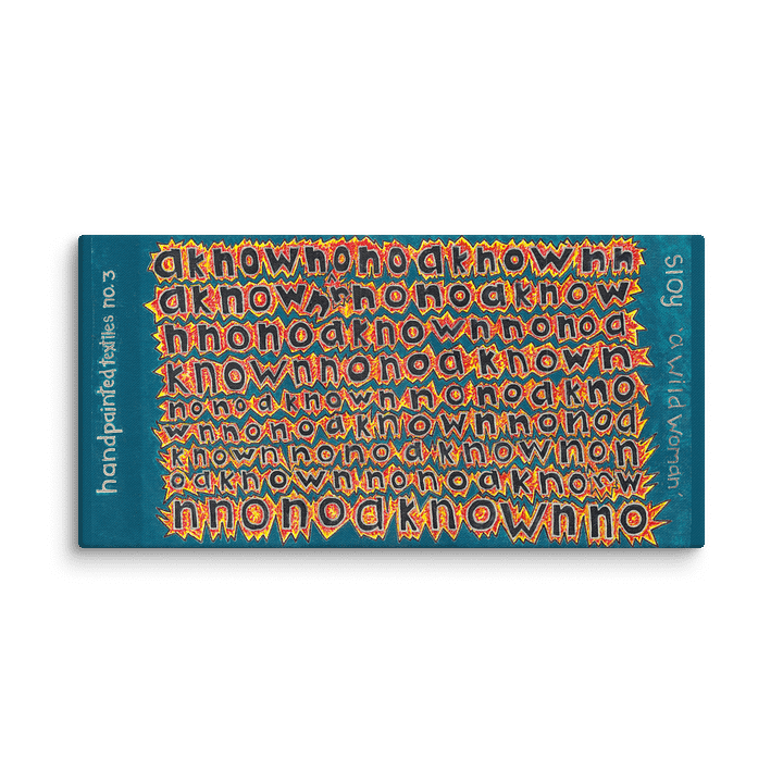 A Wild Woman on Canvas (24" x 48") product image (1)