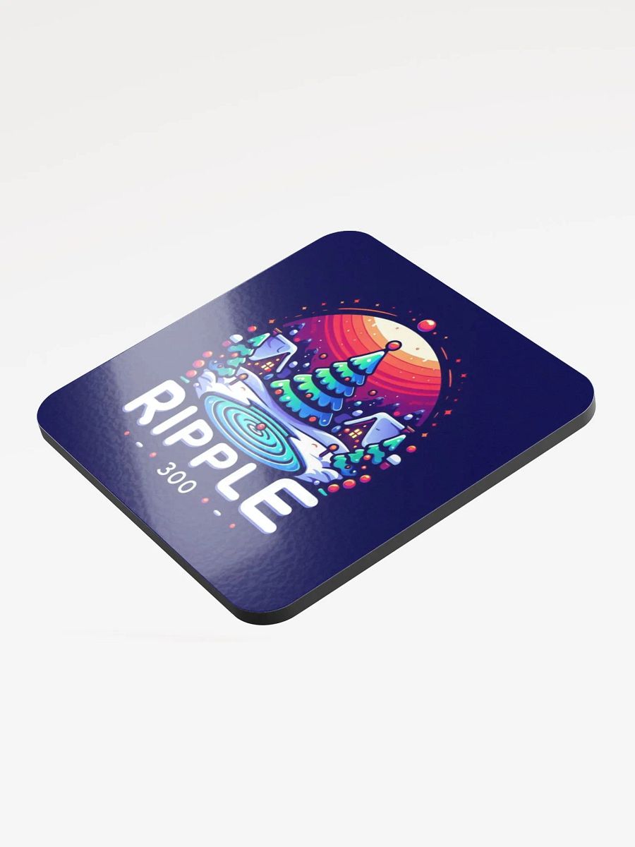 Christmas Ripple Dark Coaster product image (3)