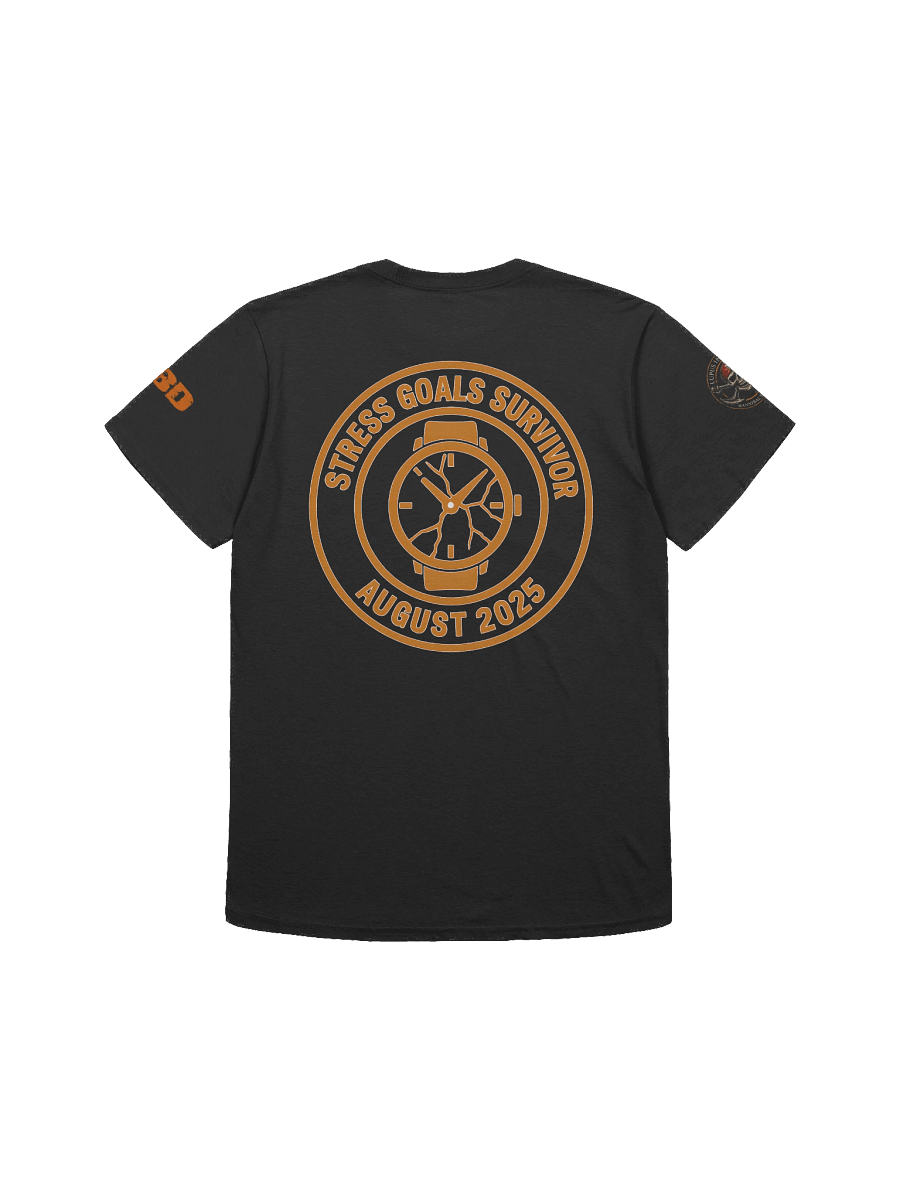 HBD Gaming Stress Goals Survivor 2025 T-shirt product image (10)