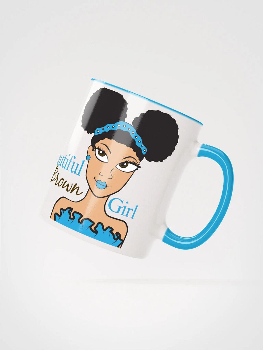 Beautiful Brown Girl Ceramic Mug - Cream product image (3)