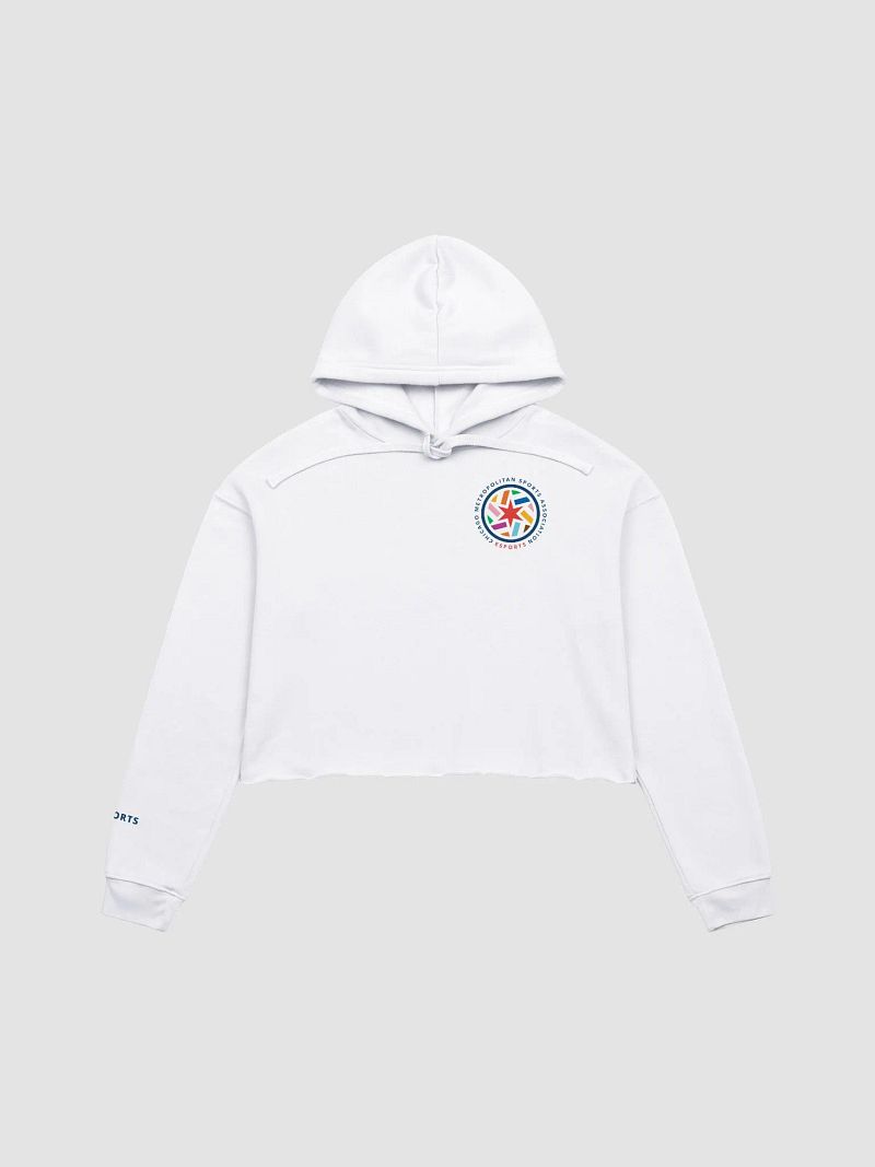 Cropped Hoodie Brand Refresh White