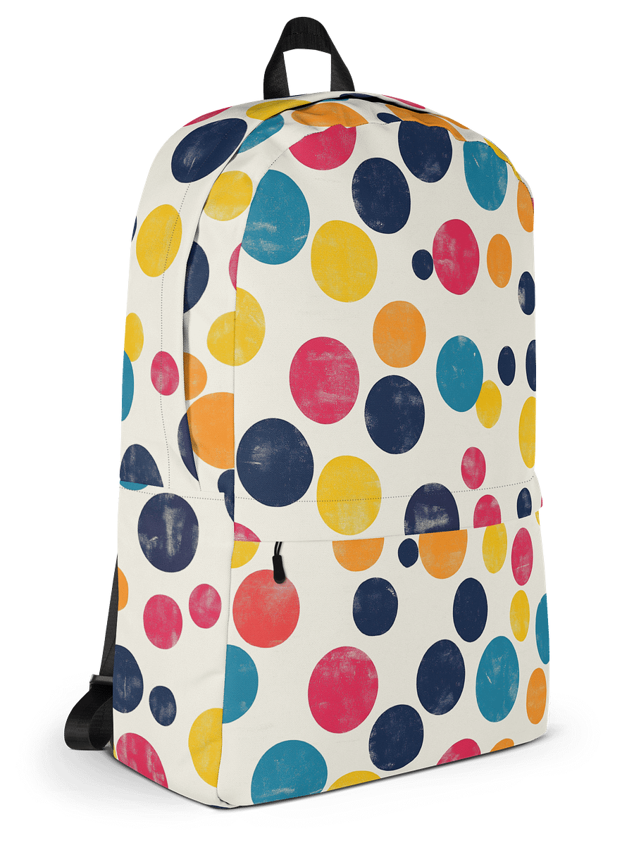 Polka Dot Illusion Vintage Retro Backpack product image (6)