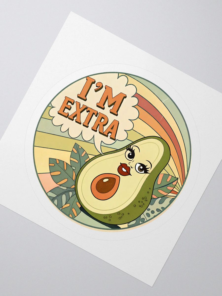 Extra Guac Kiss Cut Stickers product image (4)