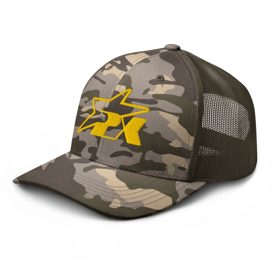 2X Logo Camo Trucker Hat product image (1)
