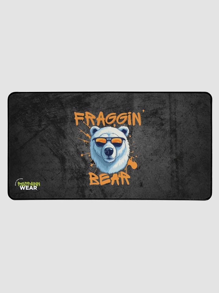 Fraggin' Bear Neoprene Desk Mat product image (1)