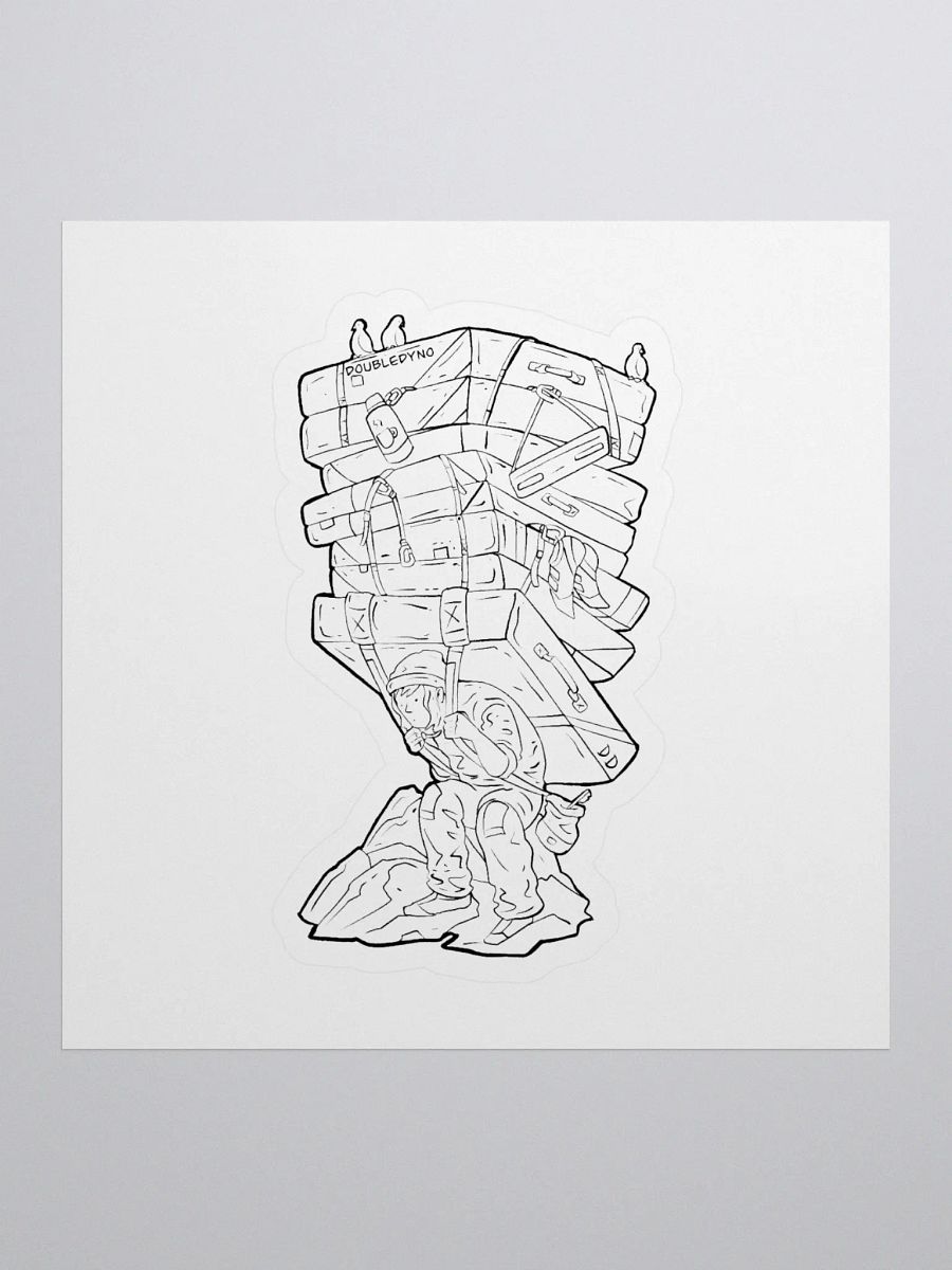 Crash pad tower sticker product image (1)