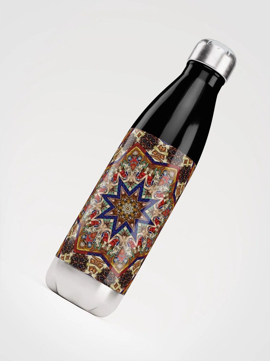 Medieval Kaleidoscope with Knights Stainless Steel Waterbottle product image (4)