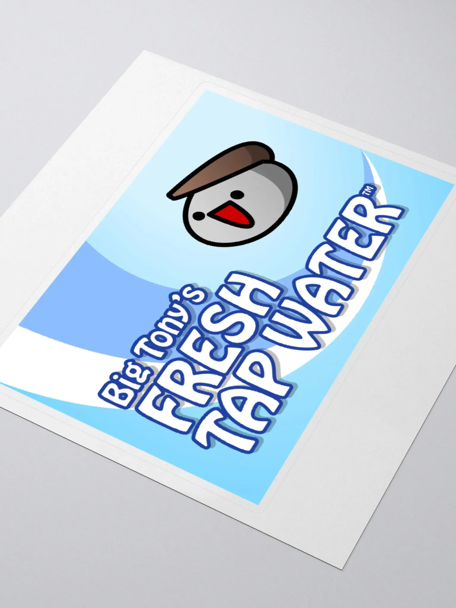 Big Tony's Fresh Tap Water Sticker product image (3)