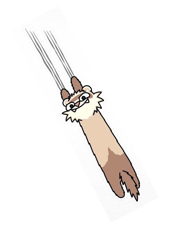Meems Scratch - Long Car/Laptop Stiker product image (2)