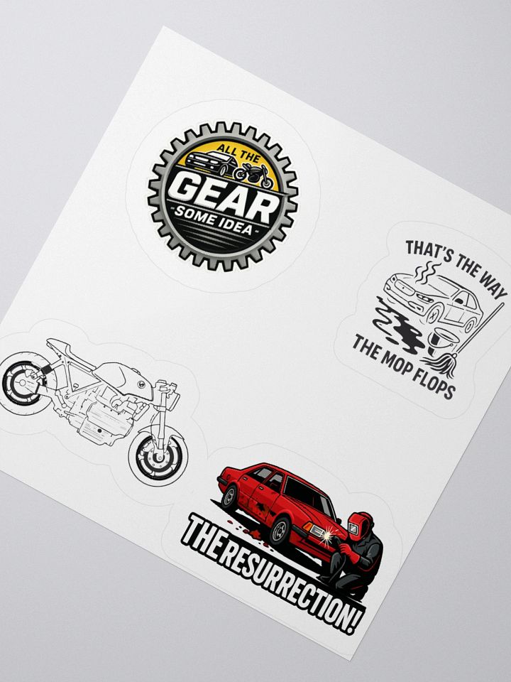 All The Gear Some Idea Sticker Kit product image (6)