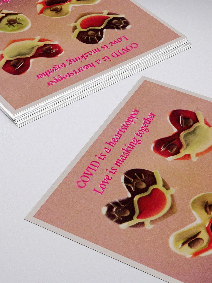 Love Is Masking Together big sticker product image (18)