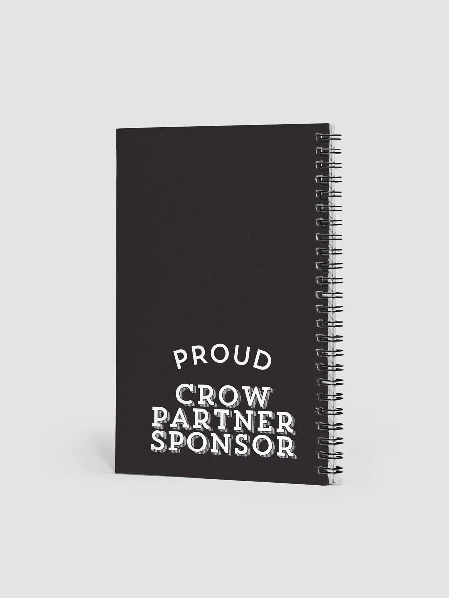 PROUD CROW PARTNER SPONSOR NOTEBOOK product image (2)