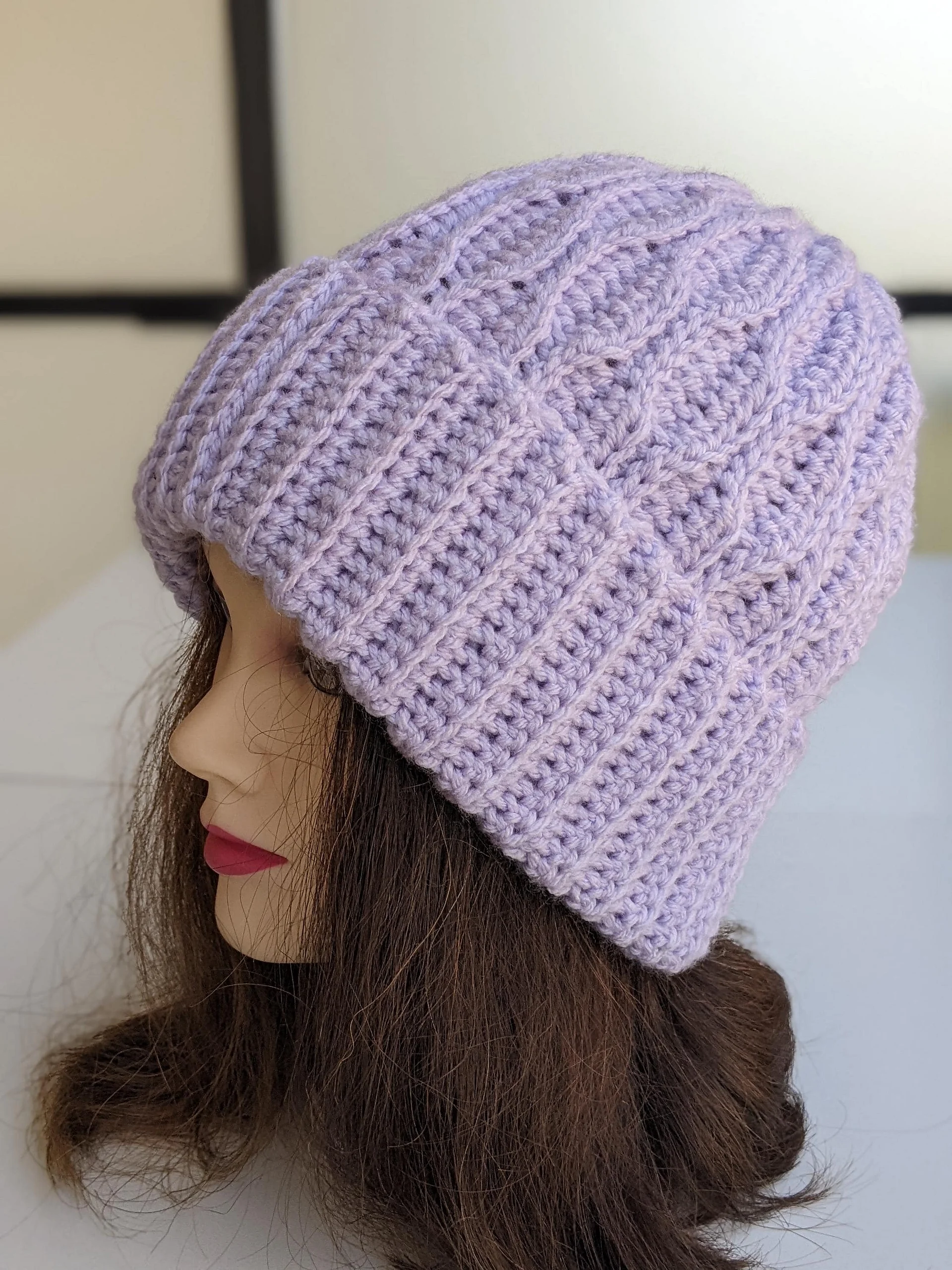 Crochet Ripple Hat Pattern for Women product image (5)