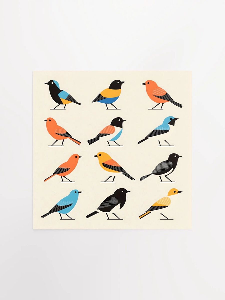 Birds Grid Poster Art product image (16)