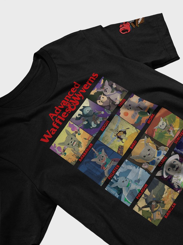 Advanced Waffles & Wyverns – Fight in a Box Character Tee product image (2)