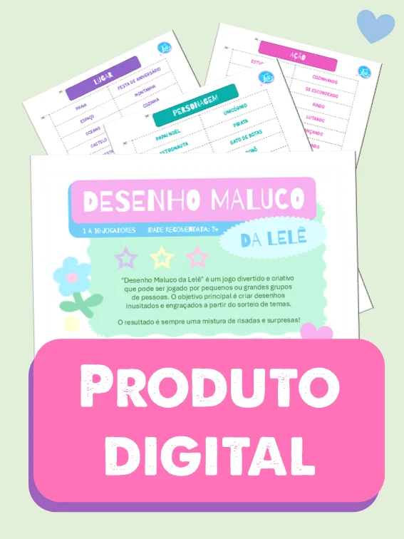 Desenho Maluco da Lelê com Pacote de Expansão (modelo para impressão) product image (1)