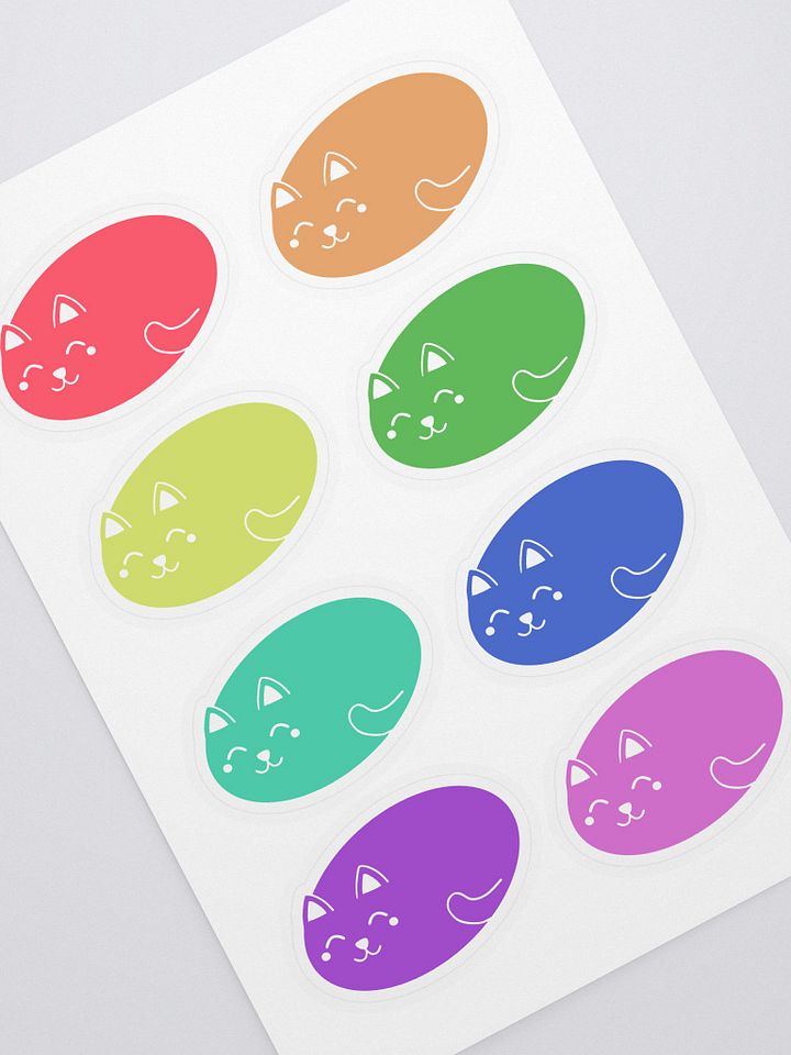 Rainbow Cat Loaf Stickers product image (1)