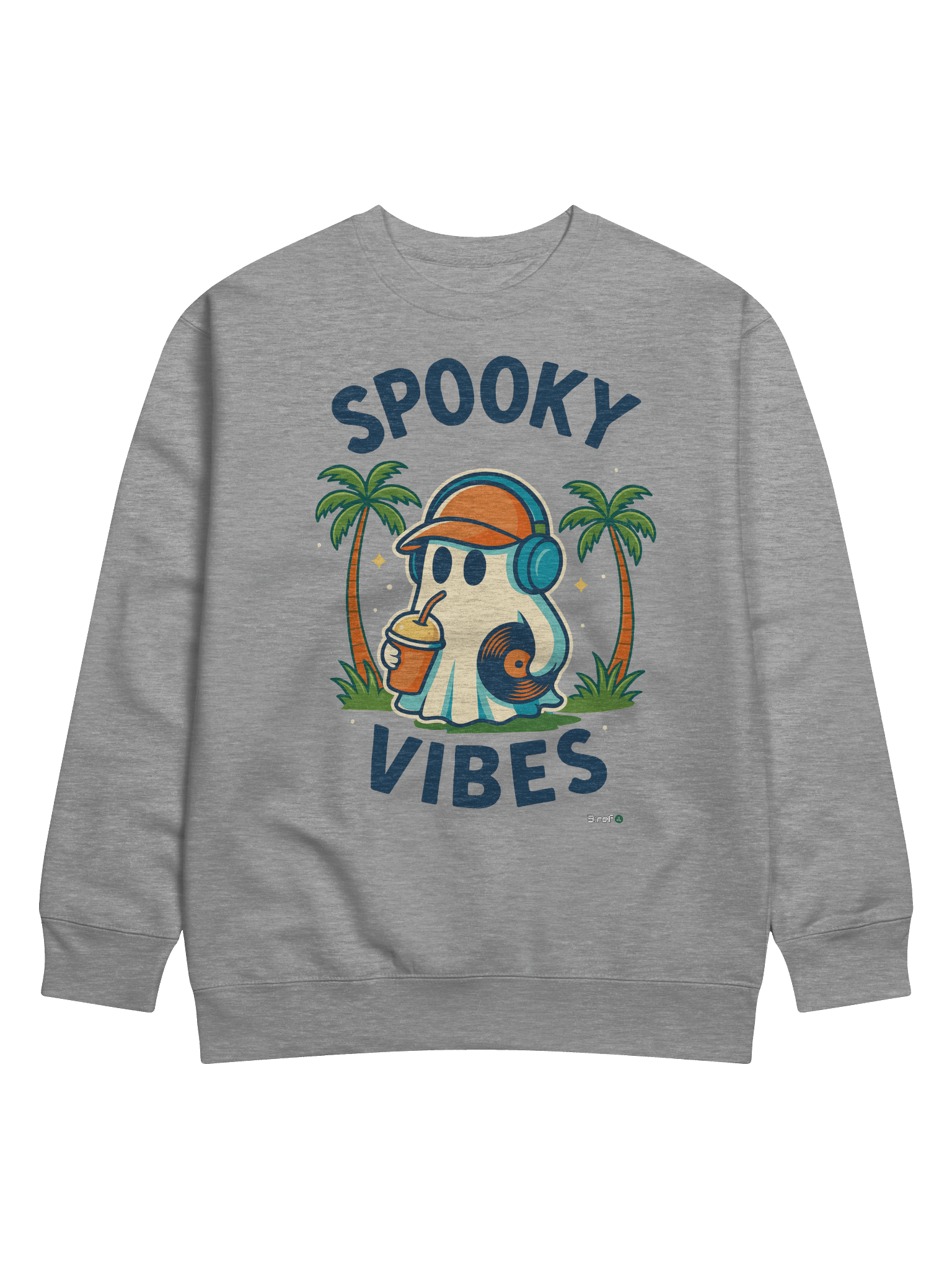 Spooky Vibes Ghost Vinyl Sweatshirt product image (113)