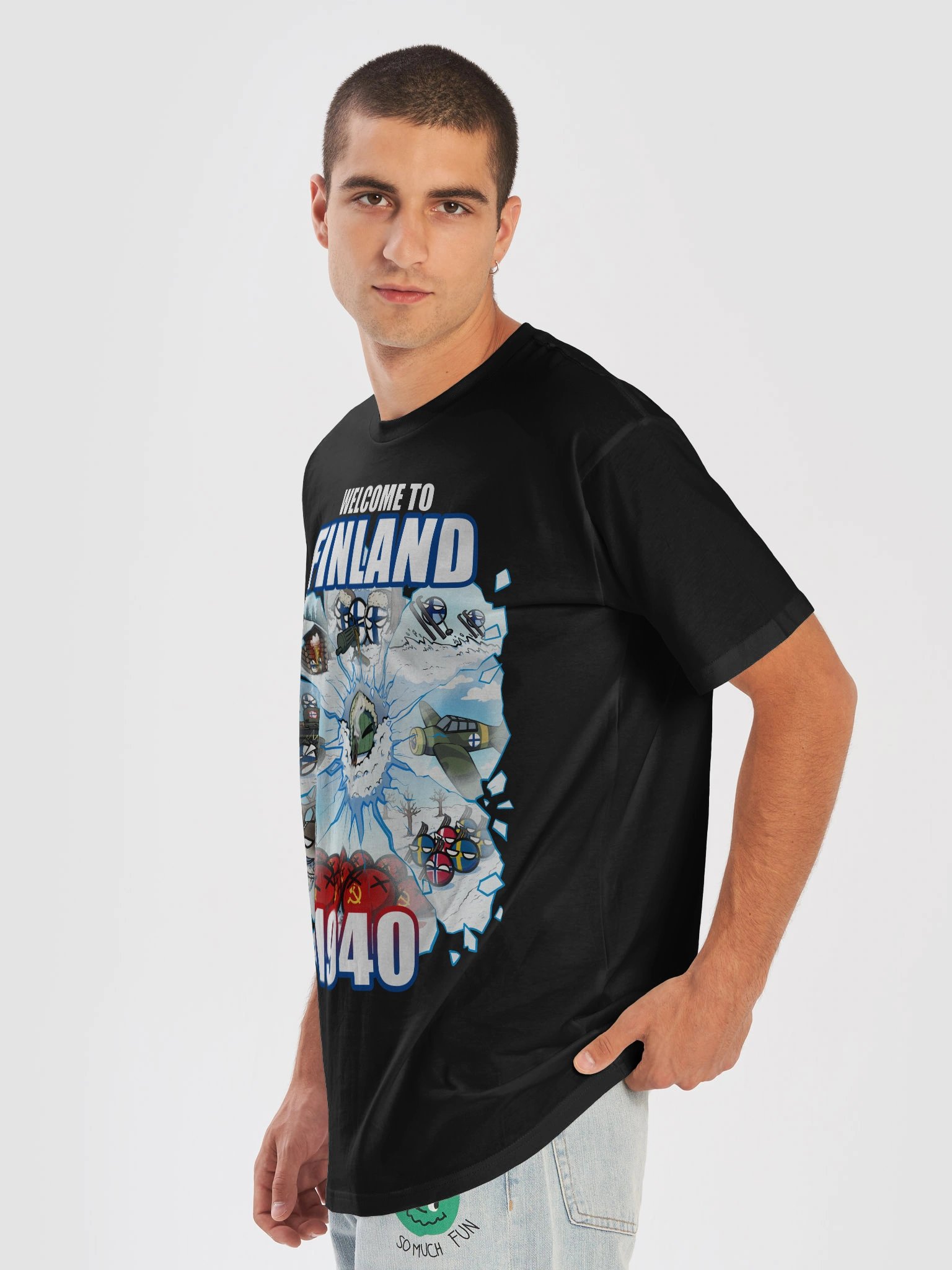 Welcome to Finland 1940 Premium T-shirt product image (8)