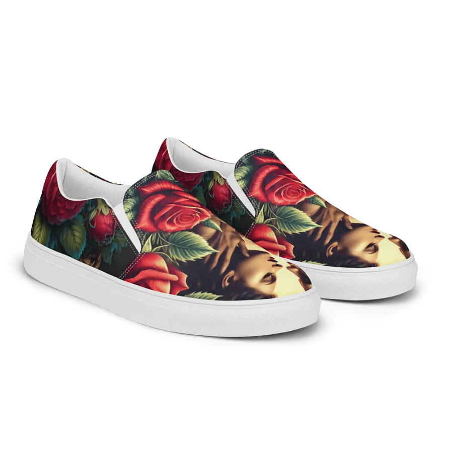 Rancho El Colibri Album Cover Women's Slip-On Shoes product image (2)