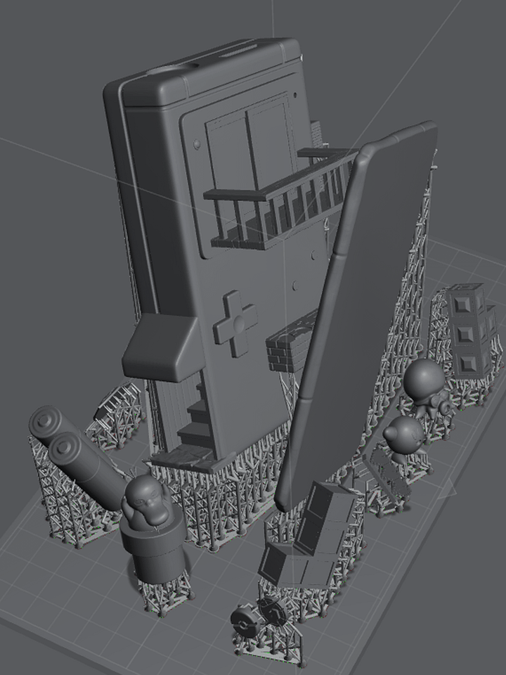3D Printed Nintendo Gameboy Diorama product image (2)