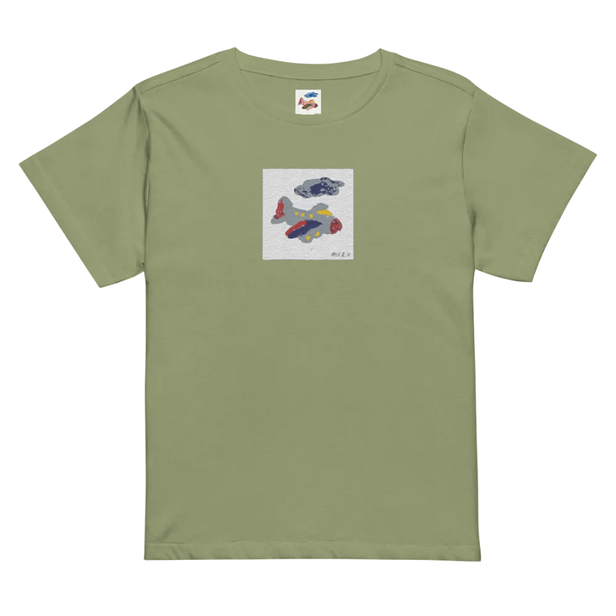 Kid Airplane (Cotton Heritage Women's High-Waisted Tee) product image (3)