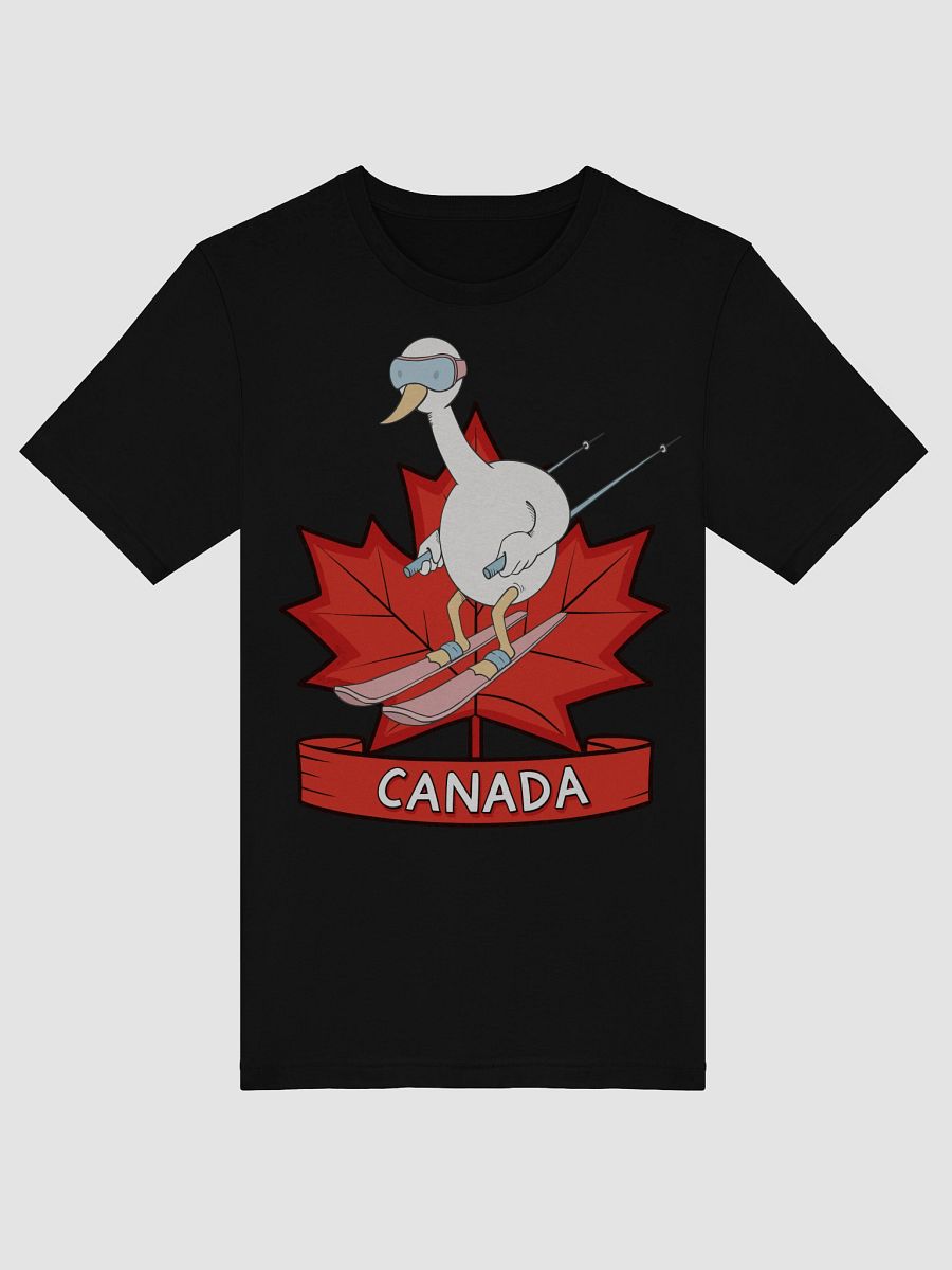 Canadian Skiing Bird Unisex T-Shirt product image (3)