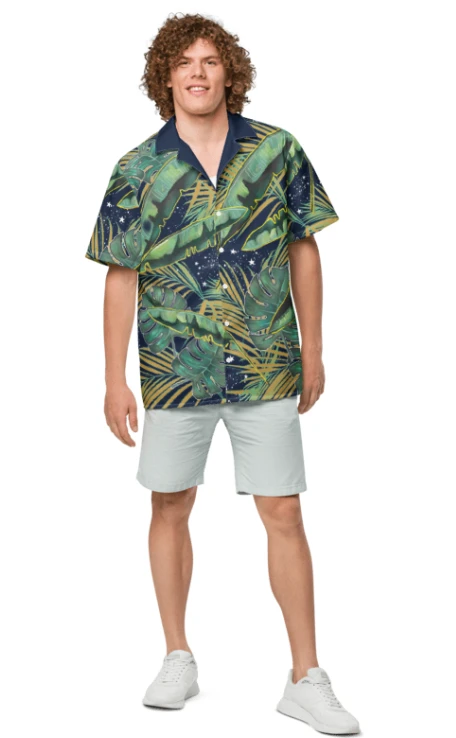 Hawaiian Shirts for Men Tropical | Vacation Beach Shirt product image (1)
