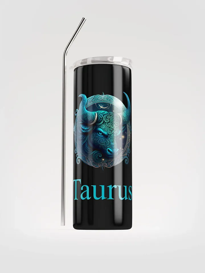 Illuminate Your Drinkware Collection with Vibrant Blue Taurus Steel Tumbler product image (1)