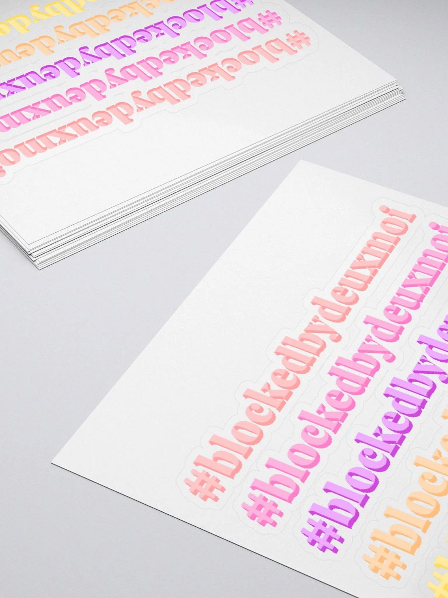 Blocked By DM Sticker - Multi product image (4)