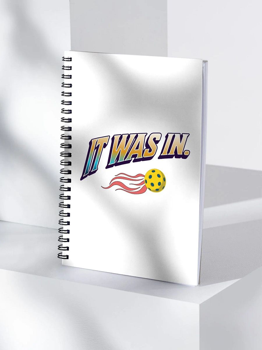 It Was In Pickleball Cosmic Spiral Notebook product image (3)
