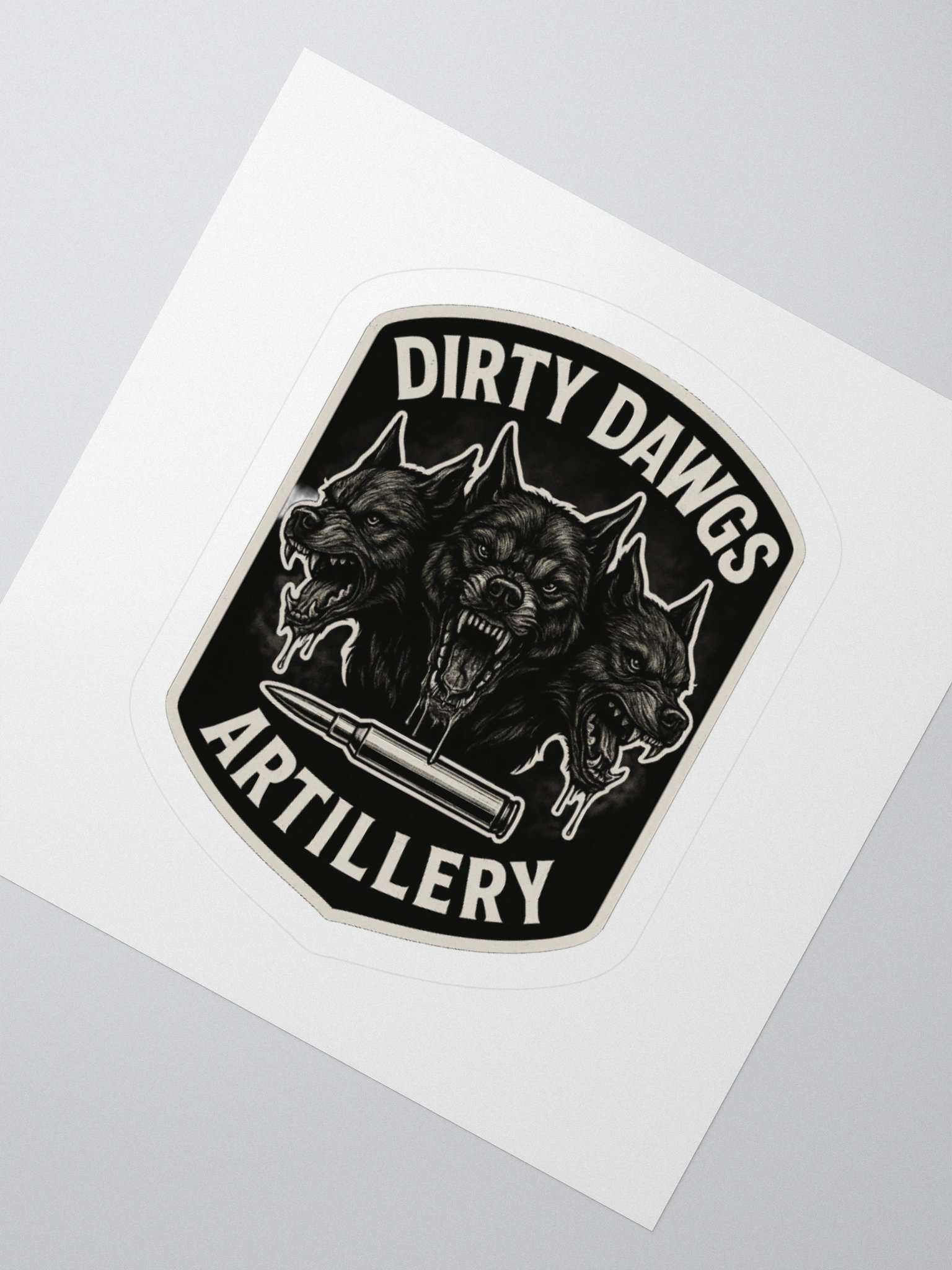 Dirty Dawgs Artillery Sticker product image (2)