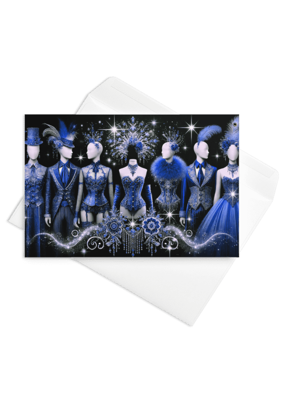 BLUE BURLESQUE CARD product image (1)