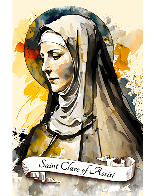 Saint Clare of Assisi Poster product image (1)