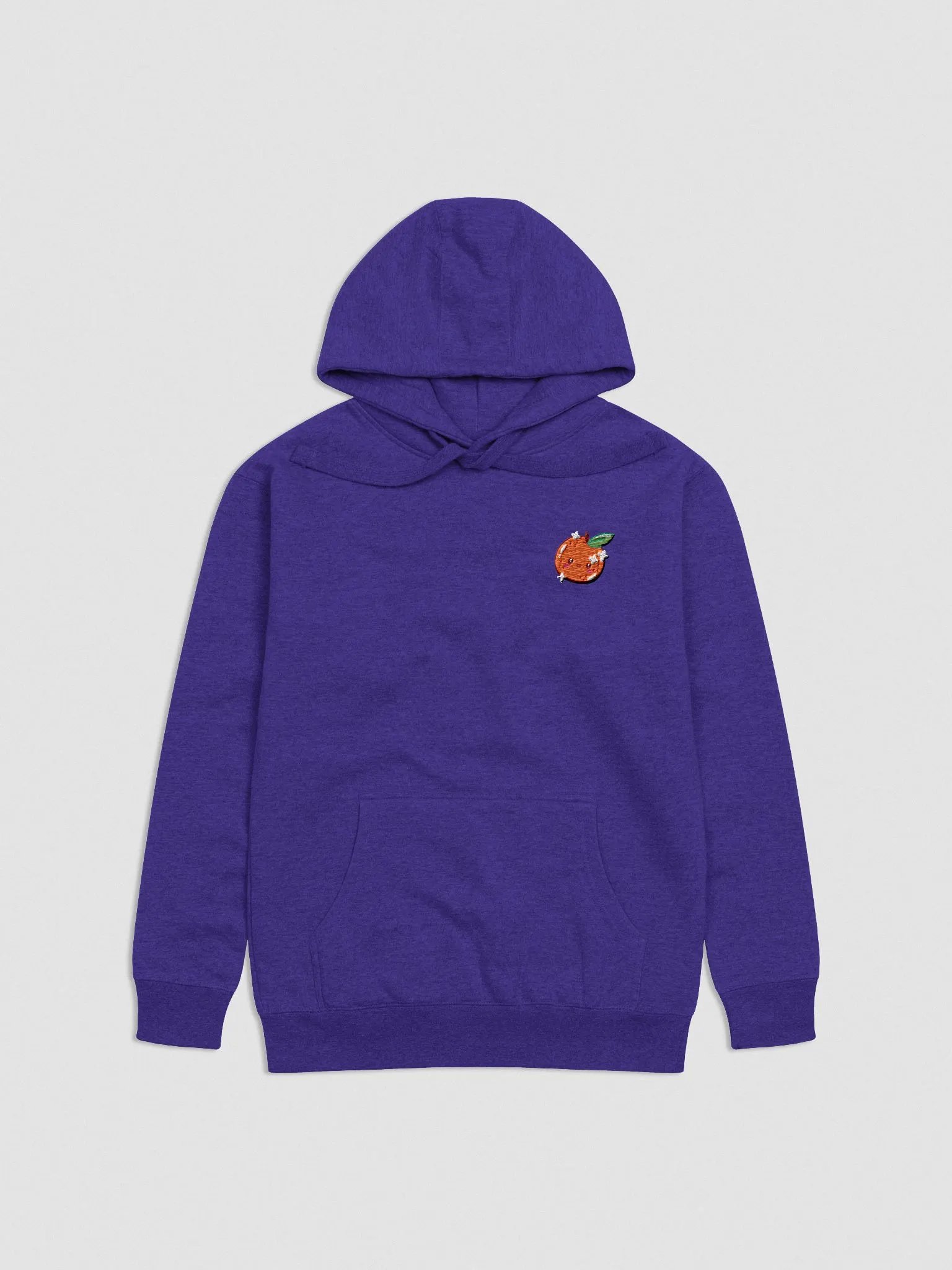 Whimsical Orange Face Unisex Hoodie product image (6)
