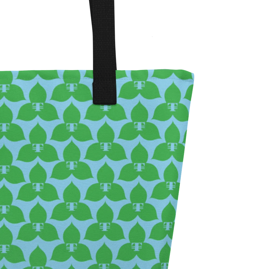 Trilliumnaire™ Oversized Tote w/Pocket in Sky and Leaf product image (3)