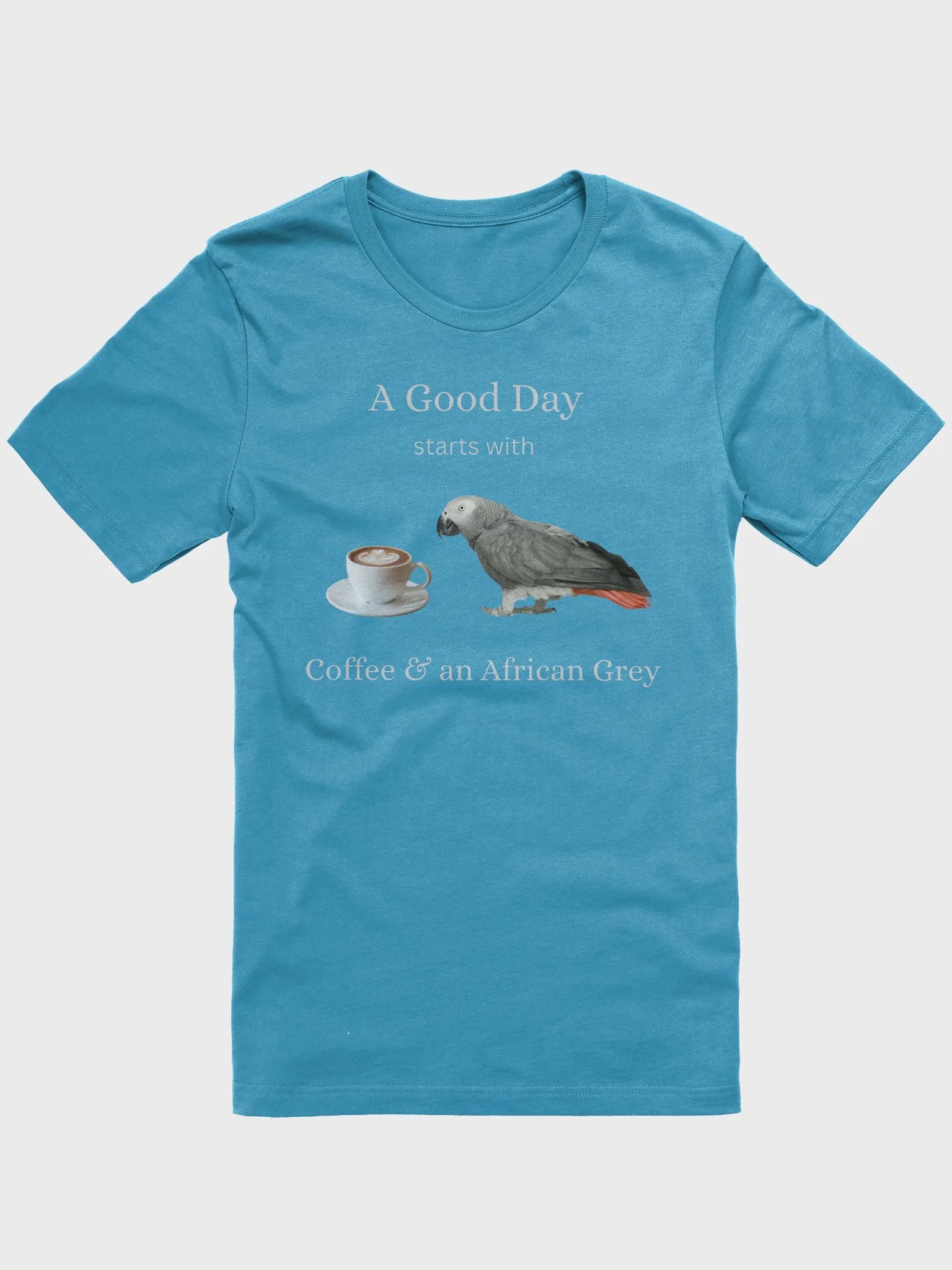 Coffee & Parrot Unisex T-Shirt product image (1)