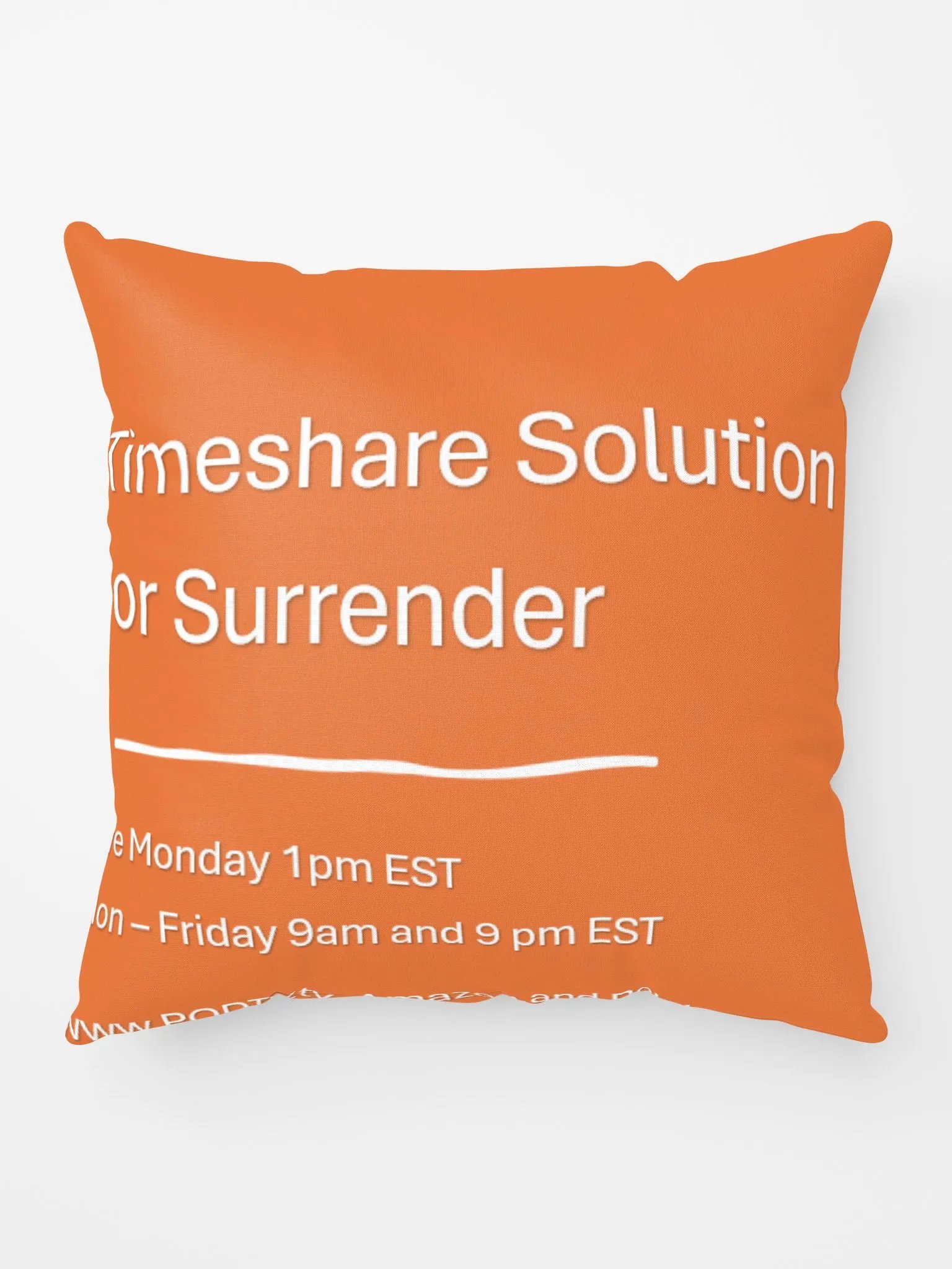Timeshare Regretz All-Over Print Pillow product image (9)