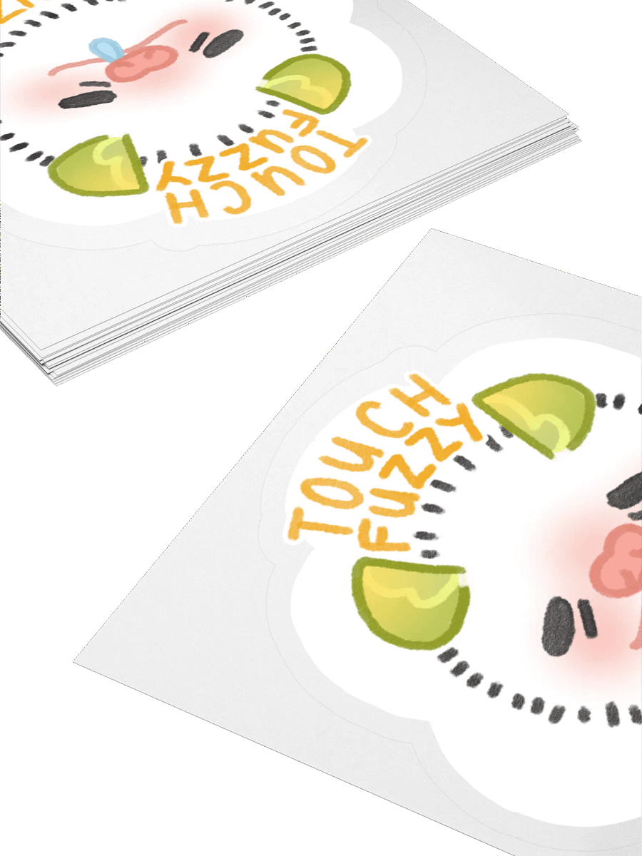 Touch fuzzy get dizzy allergies sticker product image (4)
