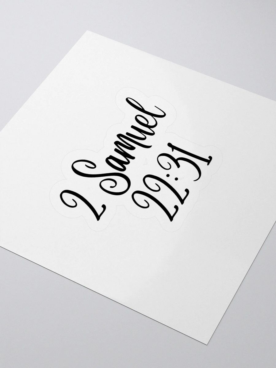 2 Samuel 22:31 product image (8)