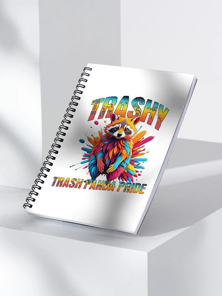Trashy Trash Panda Pride Spiral Notebook product image (2)