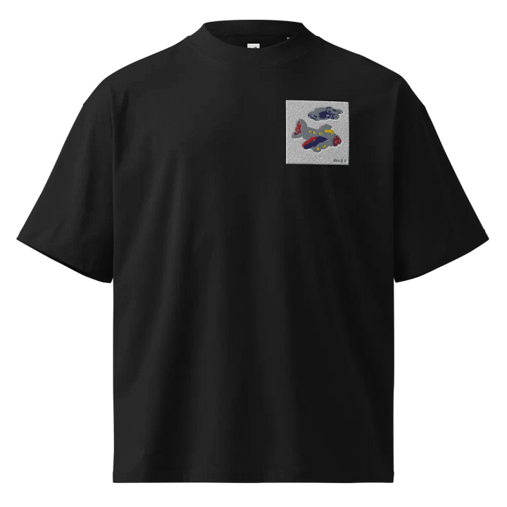 Kid Airplane (Stanley/Stella Unisex Organic Oversized T-Shirt) product image (2)