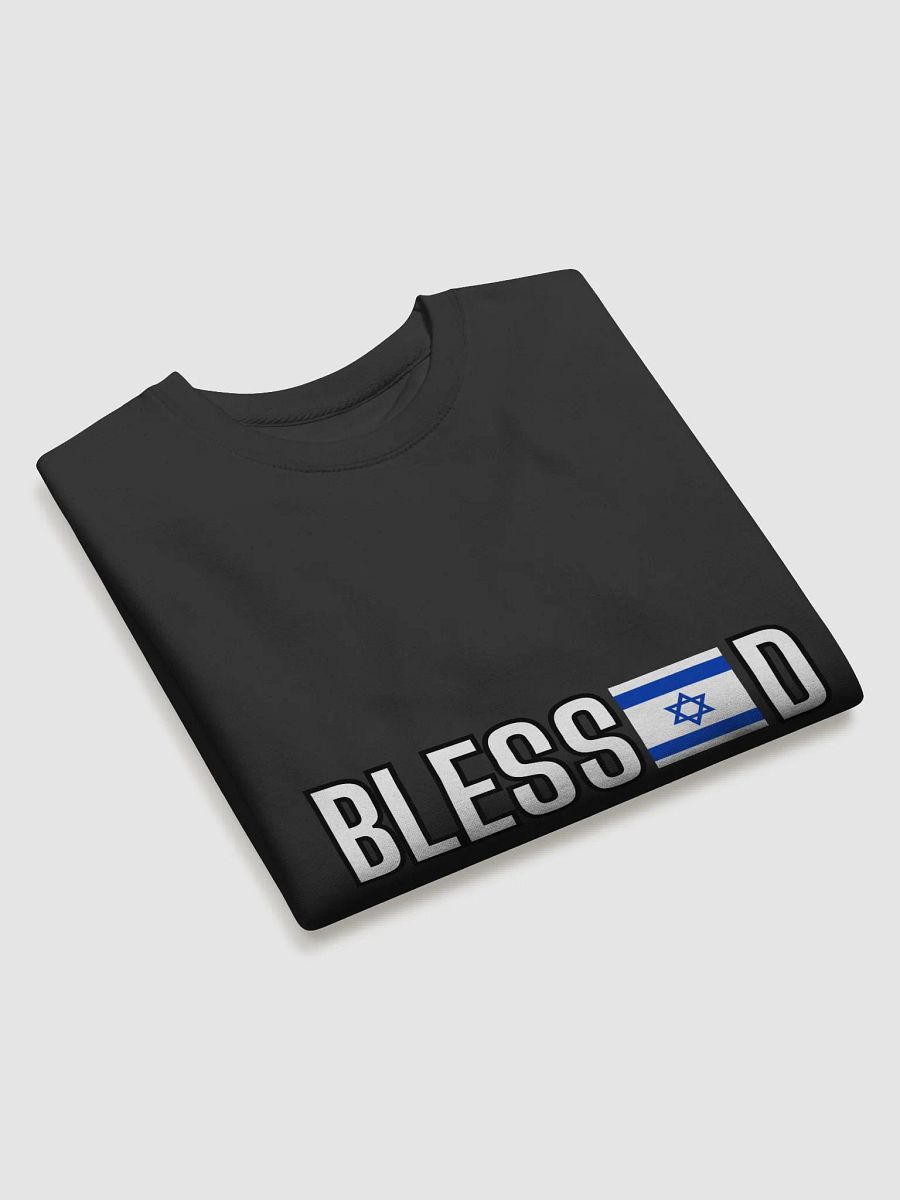 “BLESSED” Sweater – Israeli Flag Edition product image (3)