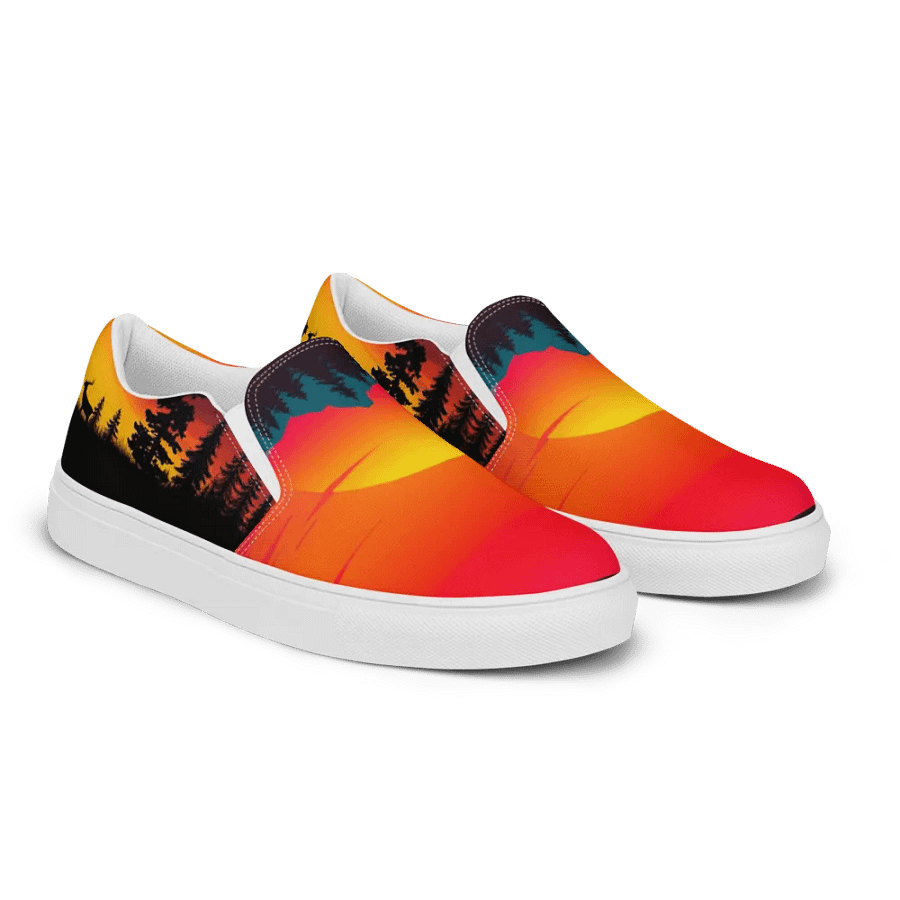 Sunset Mountain Dreams Women's Slip-On Shoes product image (3)